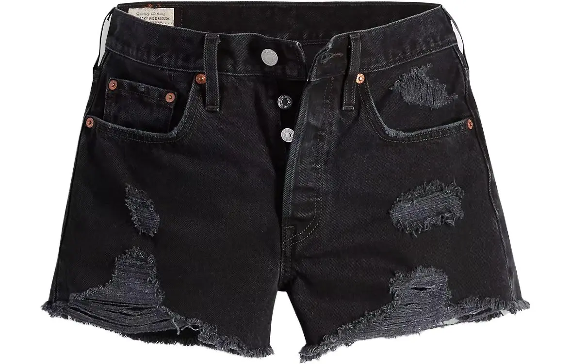 Levi's Denim Shorts Women's Black