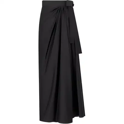 DIOR Casual Long Skirt Women's Black