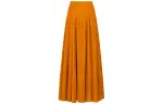 DIOR SS24 Casual Long Skirt Women's Orange
