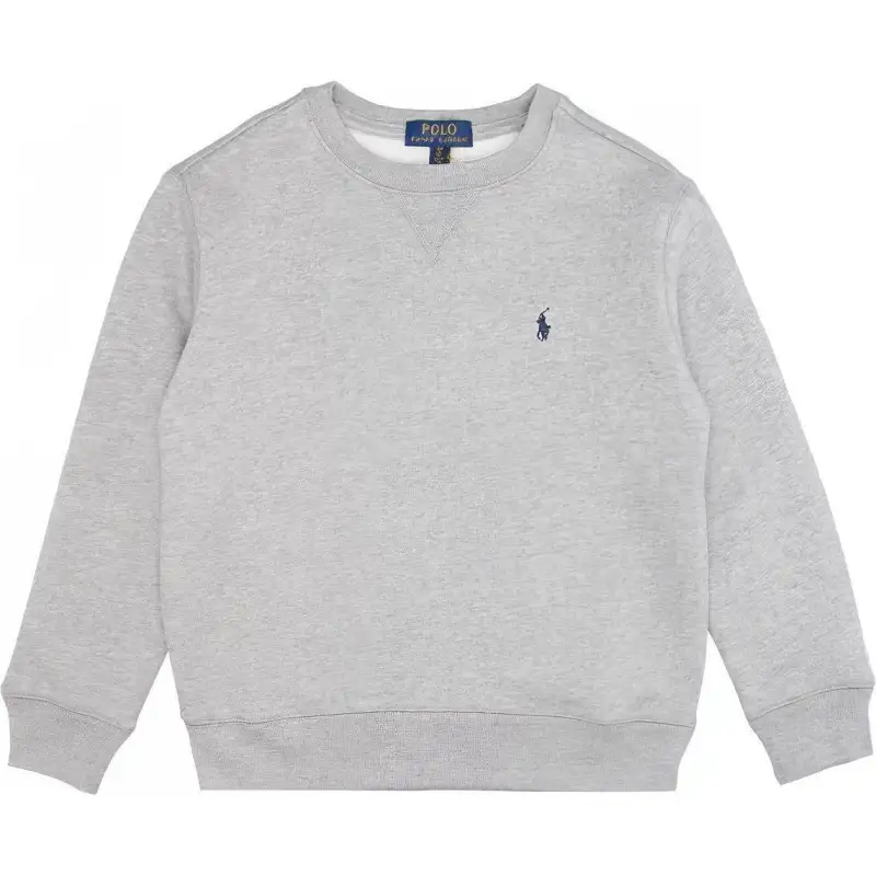Polo Ralph Lauren Sweatshirt, pony, long-sleeve with a round collar for boys, children's clothing, logo embroidery service, for teenagers
