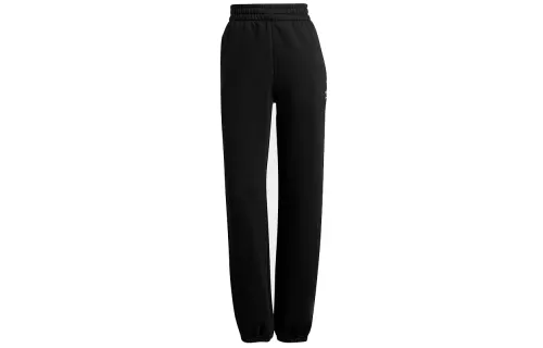 Adidas Originals Casual Windproof Fleece Lined Sports Pants Women's Black