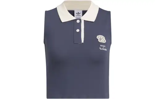 Adidas Originals Adidas X Yu Nagaba SS23 Collaboration Collection Sleeveless Sports Shirts Women's Navy Blue Other