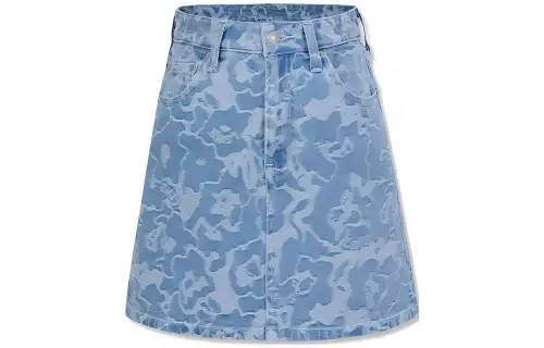 Levis Casual Short Skirts Women's Blue Moderate Short A Line Skirt