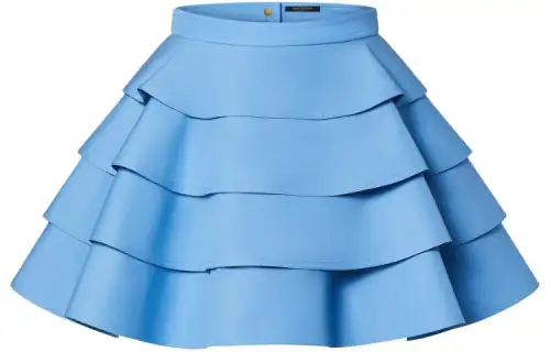 LOUIS VUITTON Casual Short Skirts Women's Blue