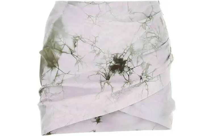 OFF WHITE Casual Short Skirts Women's White Moderate Short Other