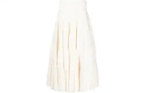 PRADA Casual Long Skirts Women's White Moderate