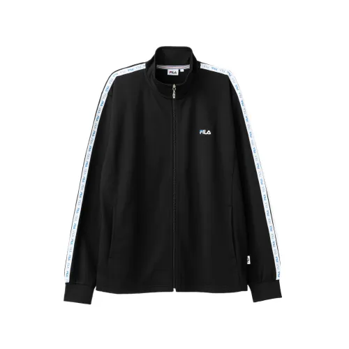 FILA Jackets Men's Black Stand Collar Moderate Other
