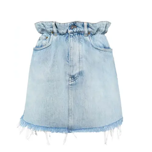 MIU MIU FW21 Denim Short Skirts Women's Blue