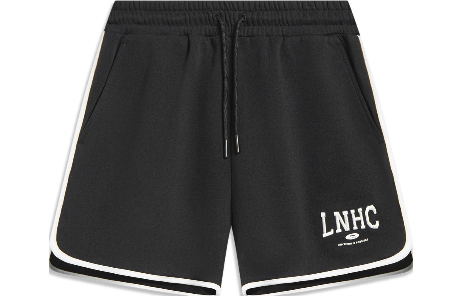 Li Ning Sports Fashion Collection Sports Shorts Women’s Black Moderate Bermuda Shorts