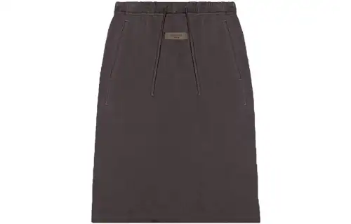 Fear Of God Essentials SS23 Casual Long Skirts Women's Light Black Moderate Mid Length A Line Skirt