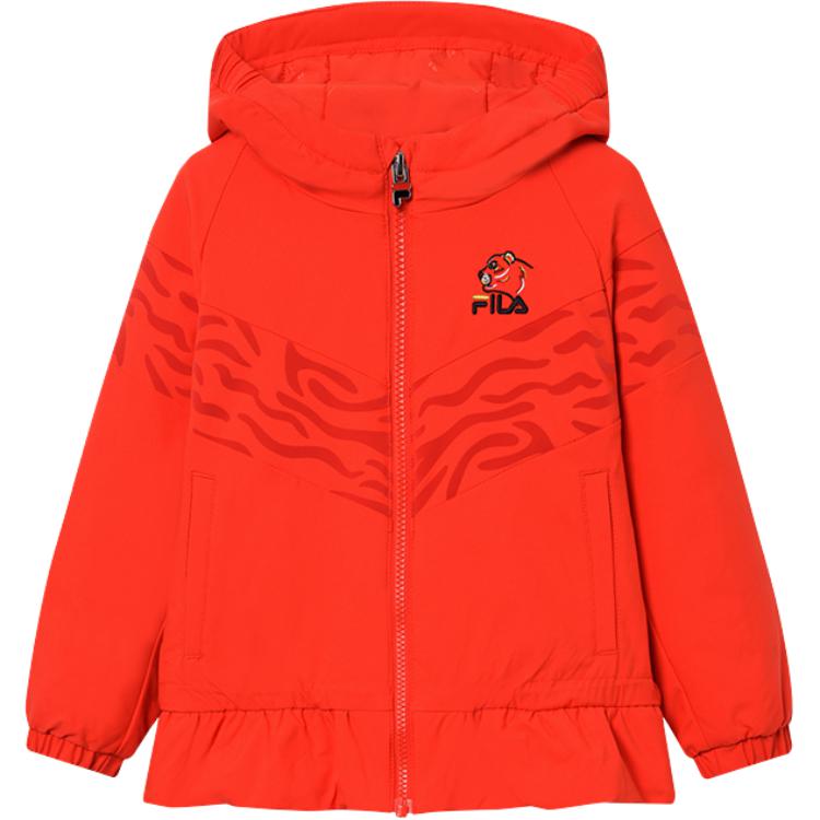 Женская куртка Fila KIDS x Have a good time (огненно-красная)