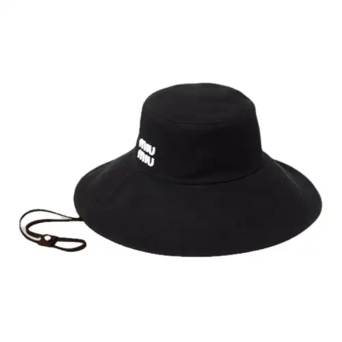 MIU MIU Drill Wide brim Bucket Hat