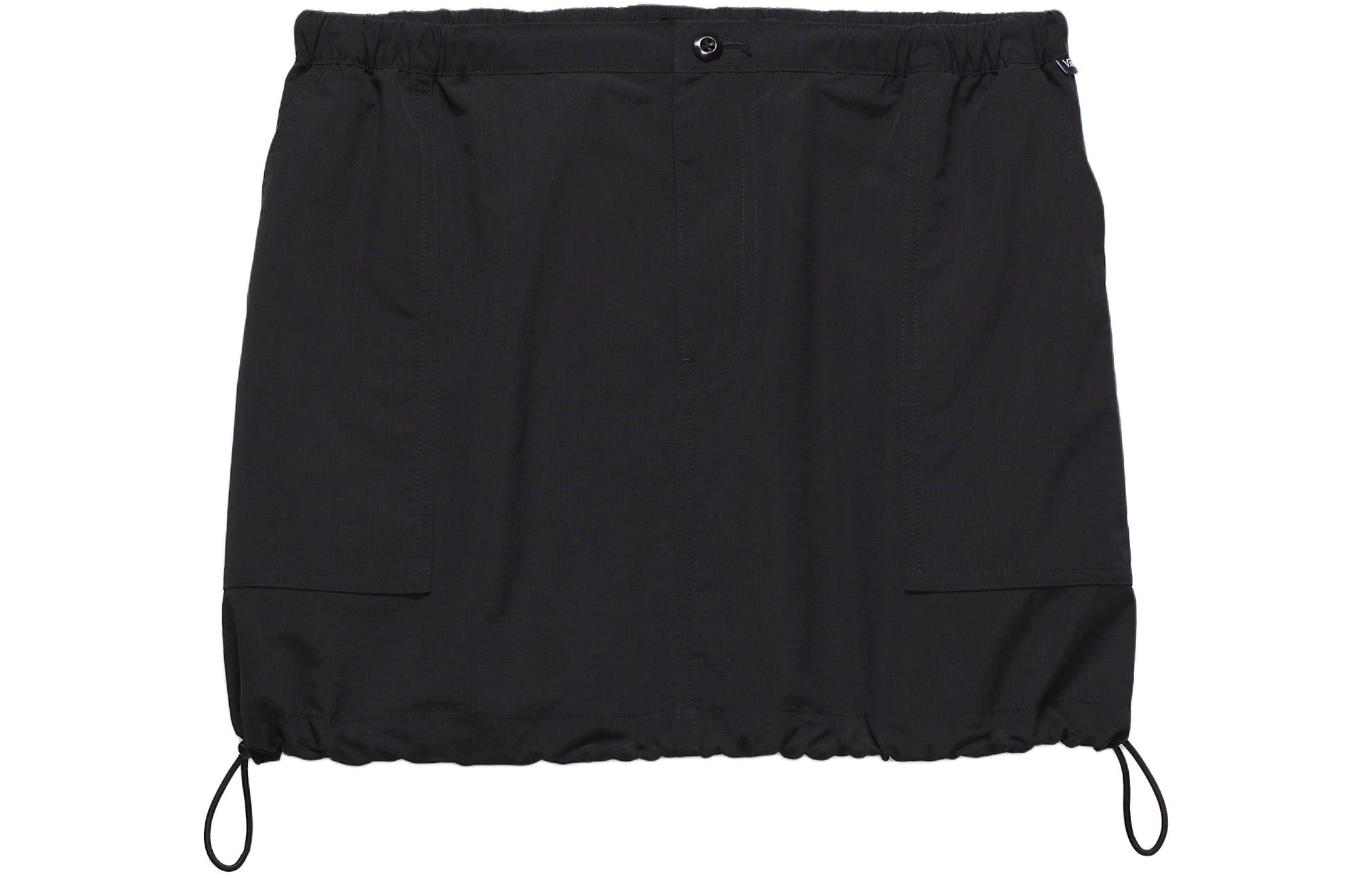 Женская юбка Vans Vans Riley Nylon Mini Skirt (черная)