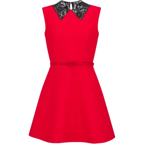 DIOR SS24 Sleeveless Dress Women's Red
