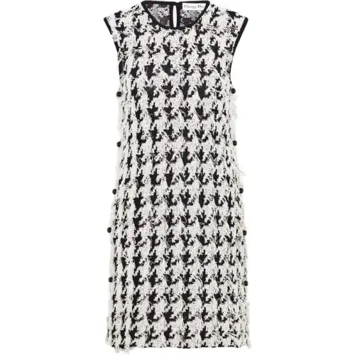 DIOR SS25 Sleeveless Dress Women's Black White