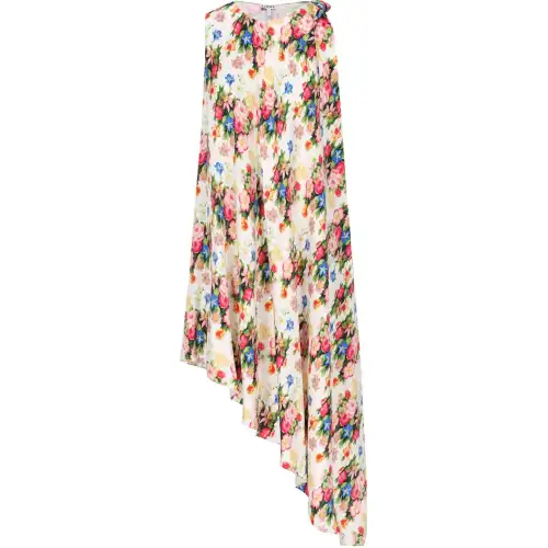 Loewe Floral Printed Asymmetric Dress