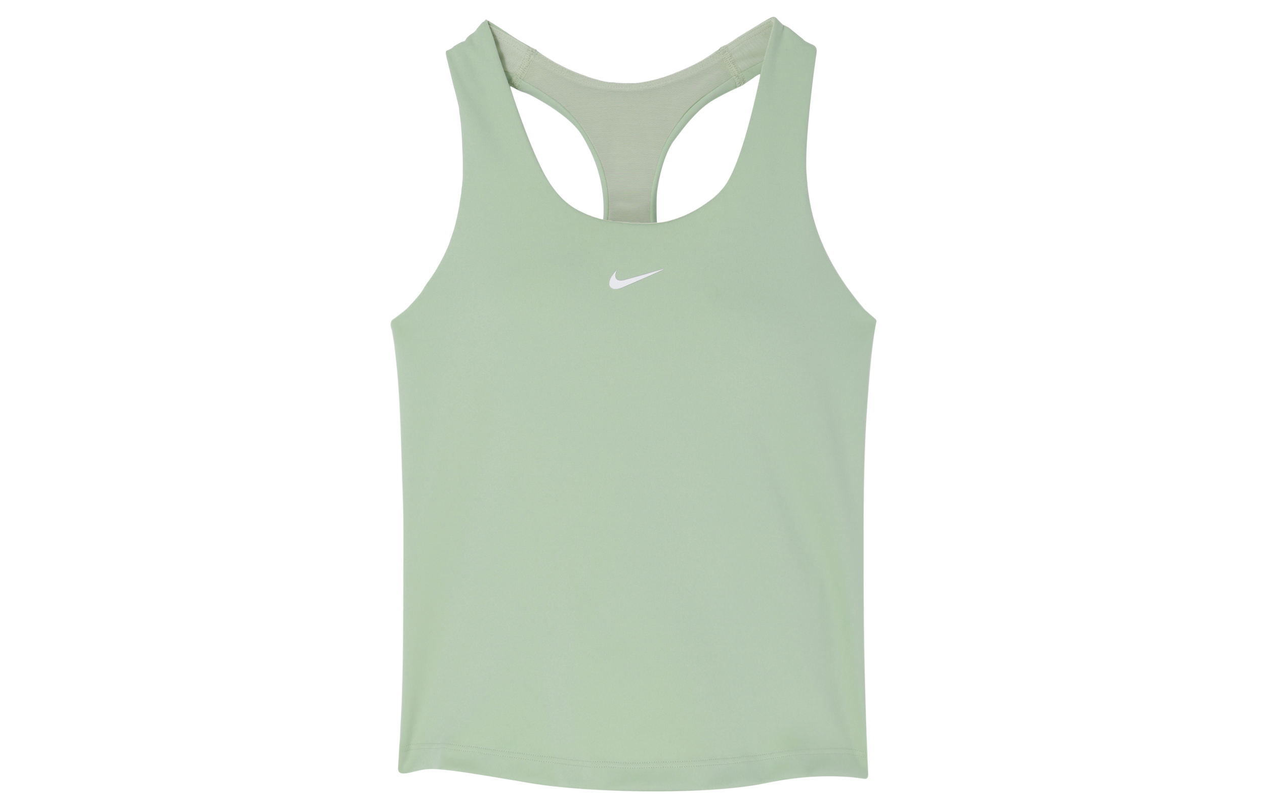 Nike Swoosh Solid Color Quick-Drying Padded Underwear Sports Tank Top Women's Melon Green