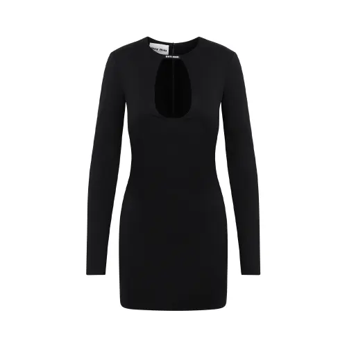MIU MIU Cut-Out Long Sleeved Dress