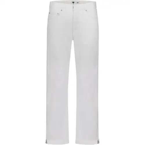 DIOR Jeans Women's White Moderate Straight Fit Pants