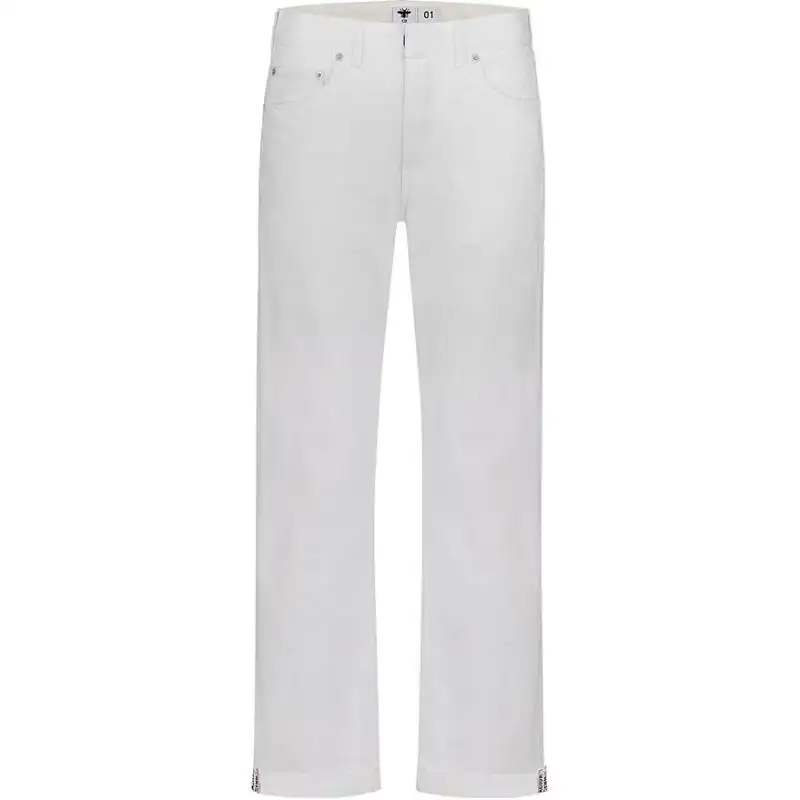DIOR Jeans Women's White Moderate Straight Fit Pants