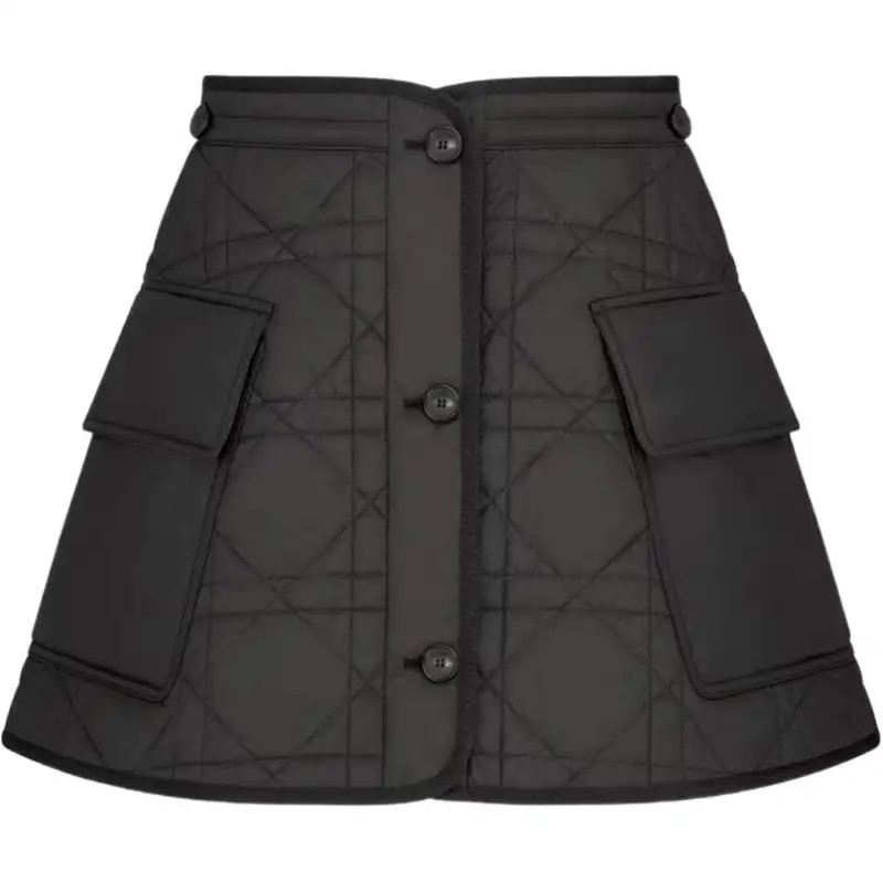 DIOR Belted Cargo Mini Skirt 'Black/Khaki'