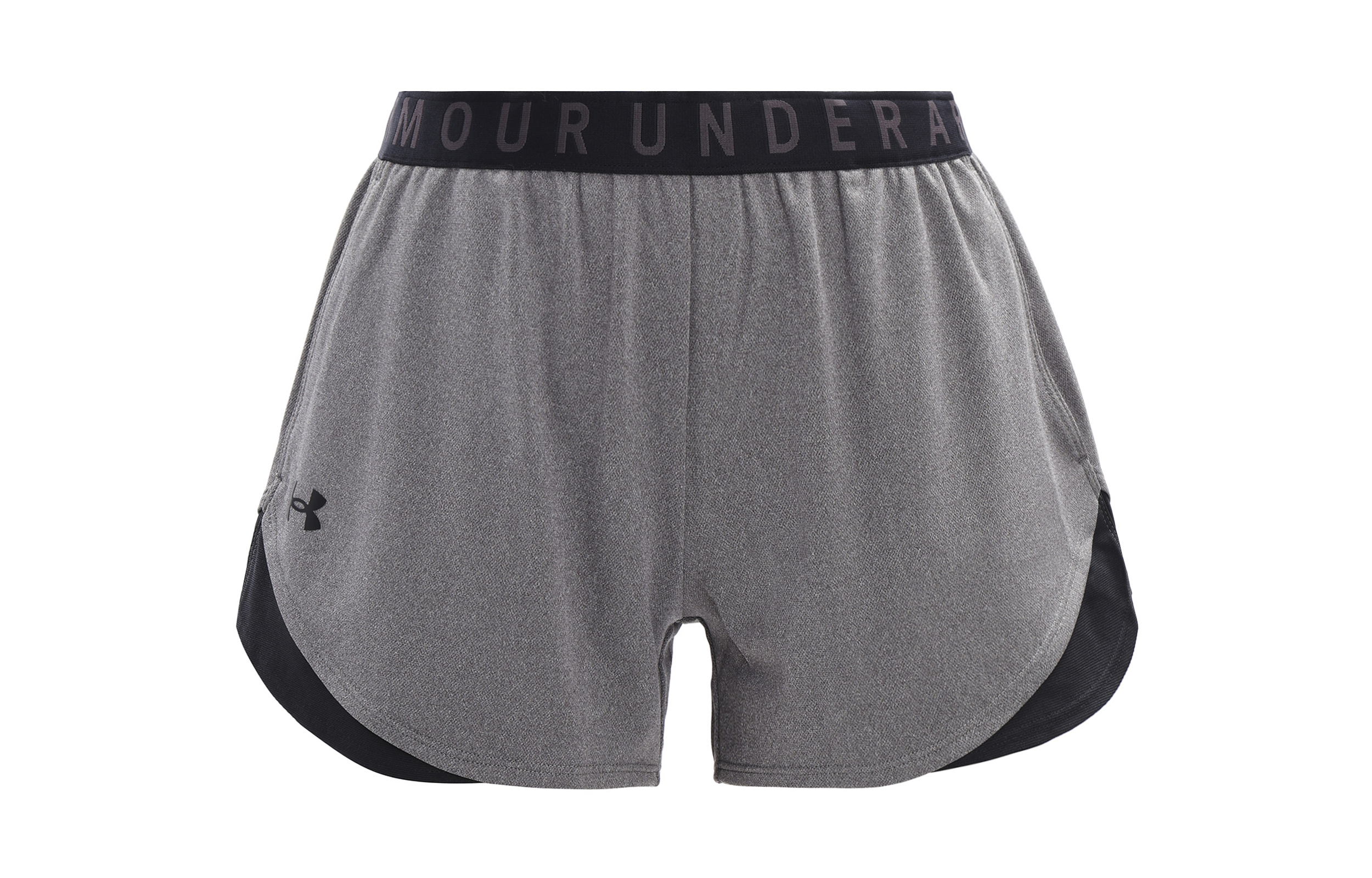 Under Armour Sports Shorts Women’s Gray Moderate Mock Two Piece