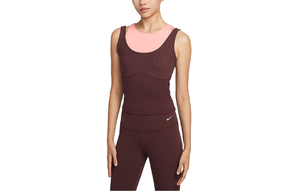Nike Dri Fit Sleeveless Sports Shirts Women’s Earth Umber Other