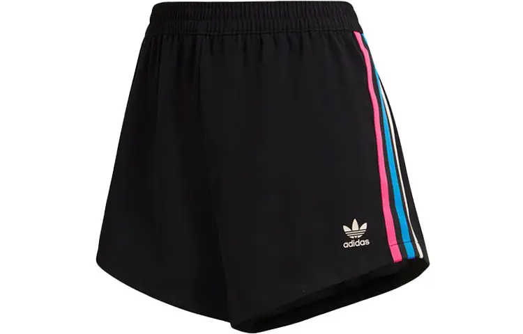 Adidas Originals Sports Shorts Women's Black Moderate Woven Shorts
