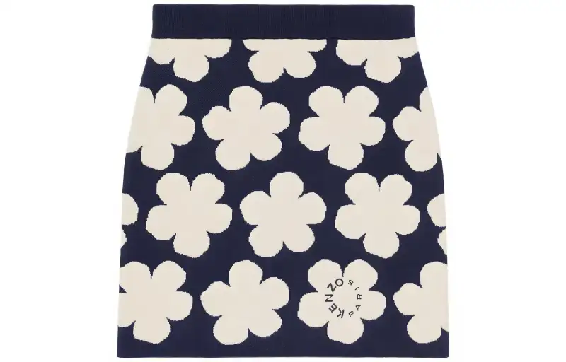 KENZO x Nigo FW22 Casual Short Skirts Women's Dark Blue