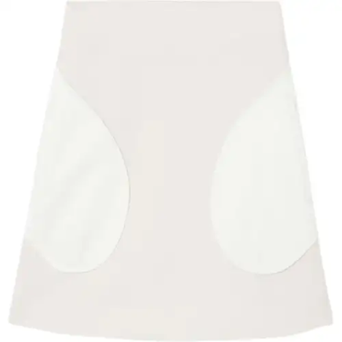 Burberry Casual Short Skirts Women's White