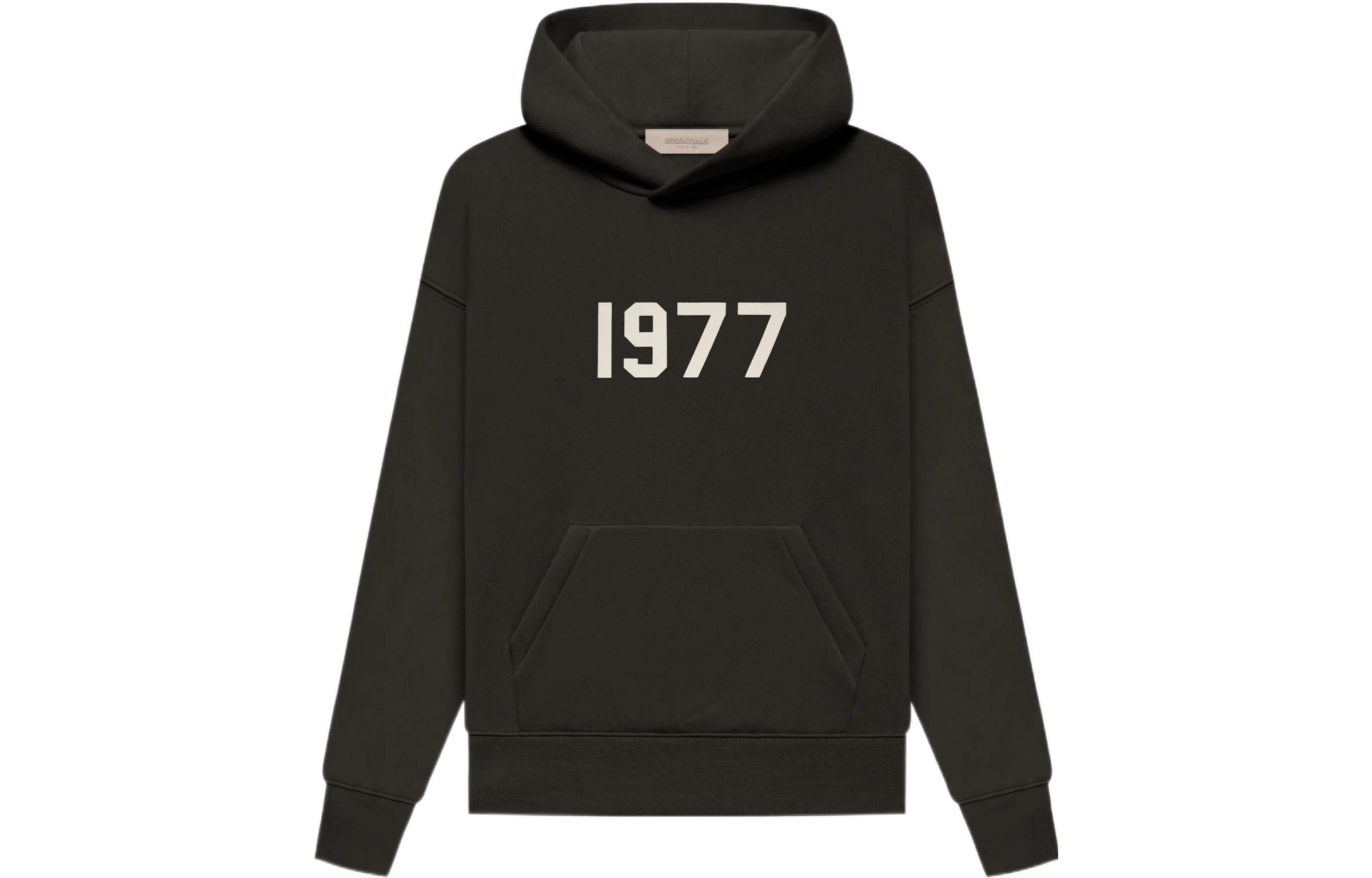 Худи Fear of God Essentials (серо-черное)