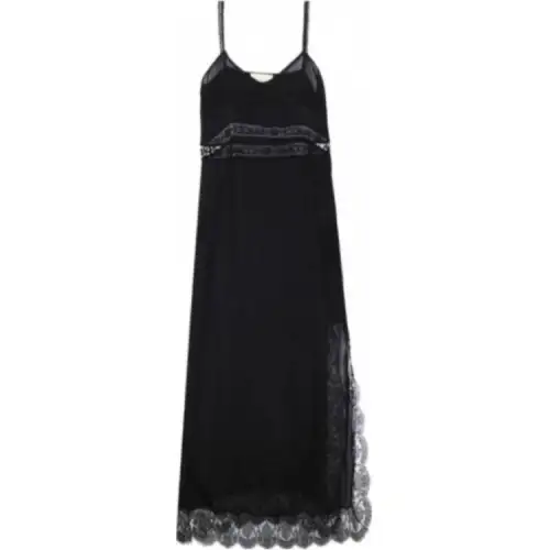 GUCCI Slip Dresses Women's Black