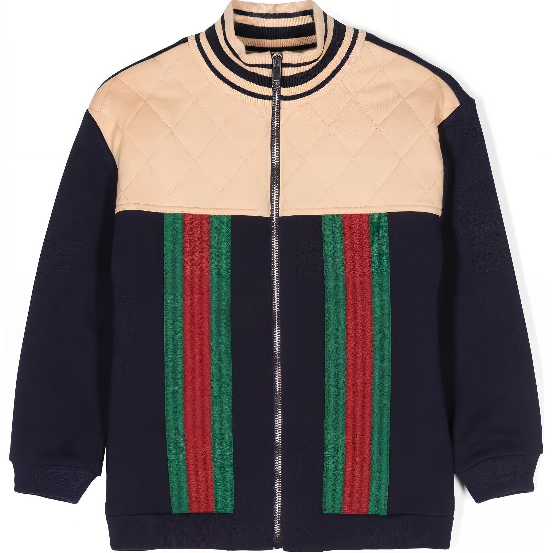 Мужская куртка Gucci для мальчиков (темно-синяя)