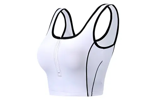 CAMEL Supporting shockproof high strength yoga clothing with zipper, tank top, sports bra, for running