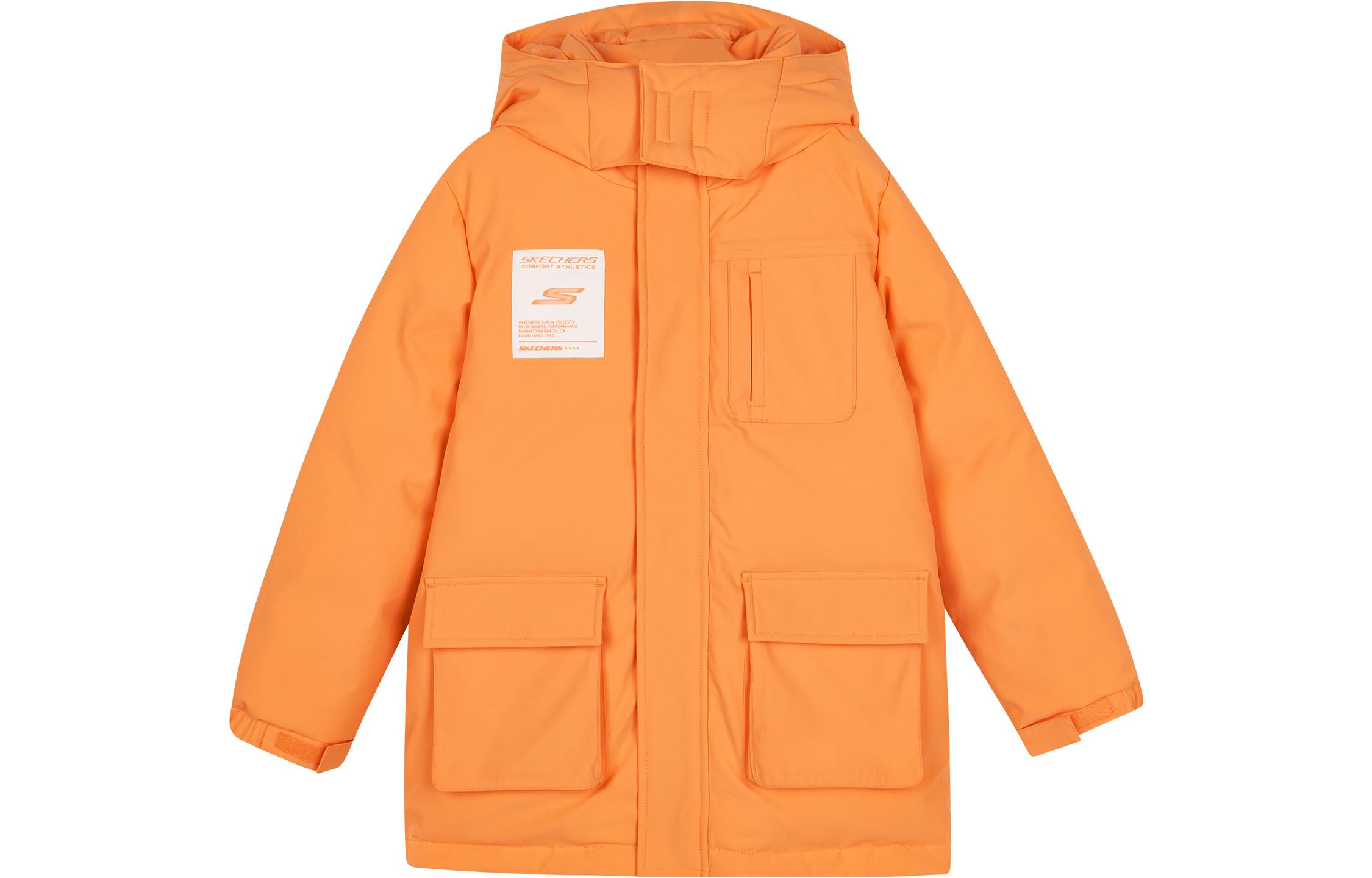Куртка Skechers Basic Down Jacket (оранжевая)