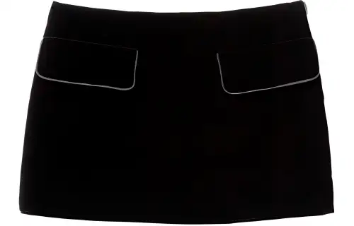 MIU MIU SS24 Casual Short Skirts Women's Black