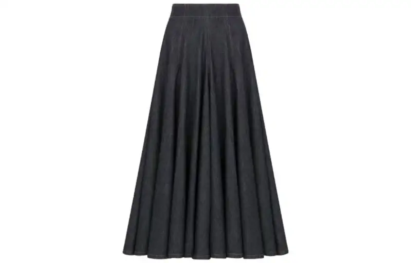 DIOR SS23 Casual Long Skirt Women's Blue
