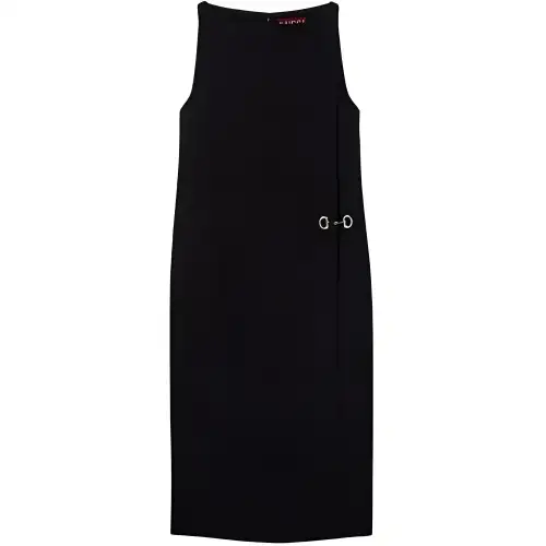GUCCI Heavy Sable Horsebit Dress