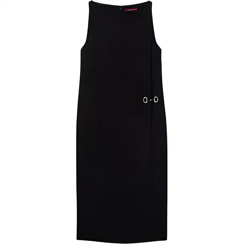 GUCCI Heavy Sable Horsebit Dress