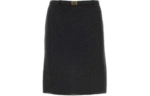 MIU MIU Casual Short Skirts Women's Black