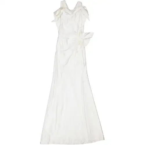 Burberry Sleeveless Dress Women's White