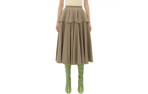 Bottega Veneta Compact A Line Skirt