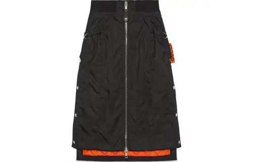 GUCCI Gabardine Midi Skirt