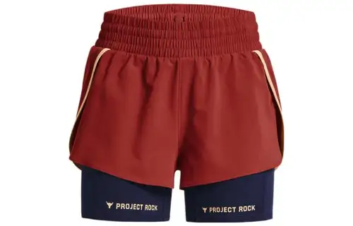 Under Armour Sports Shorts Women's Red Thin Woven Shorts