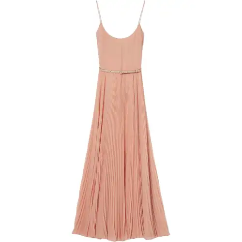 GUCCI SS25 Slip Dress Women's Peach Pink