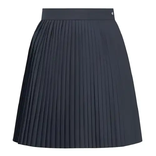 DIOR Casual Short Skirts Women's Blue Moderate Short Pleated Skirt