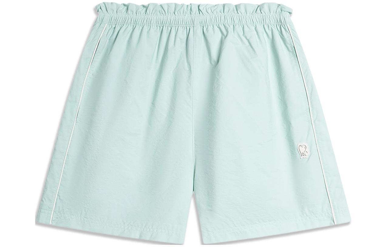Li Ning Sports Life Collection Sports Shorts Women’s Ice River Green