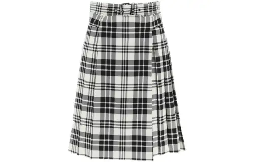 DIOR Casual Long Skirts Women's Black/White Short Bodycon Skirt