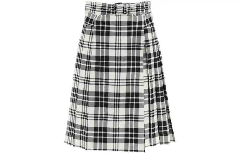 DIOR Casual Long Skirts Women's Black/White Short Bodycon Skirt