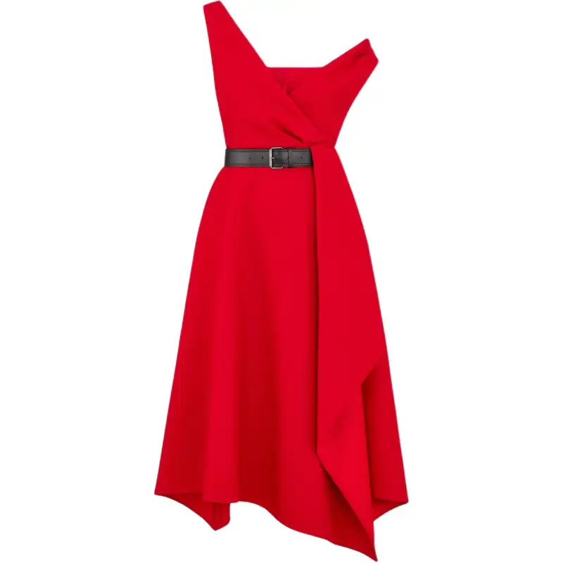 DIOR Sleeveless Dress Women's Red